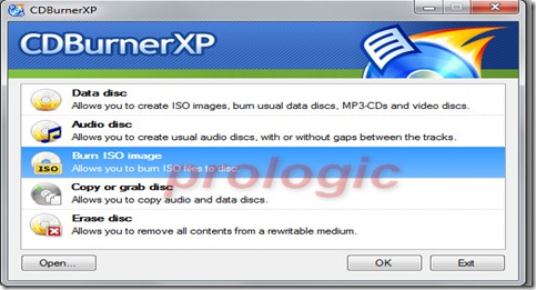 CDBurnerXP - prologic