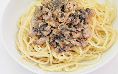 Spagetti cu ciuperci