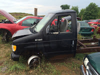 Our donor vehicle - a 2003 Ford E-450 cube van