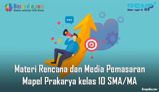 Materi Rencana dan Media Pemasaran Mapel Prakarya kelas 10 SMA/MA