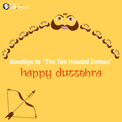 SLA Financial Solutions Dussehra Social Post