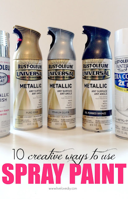 10 Spray Paint Tips: what you never knew about spray paint. So good to know! Read before your next project!