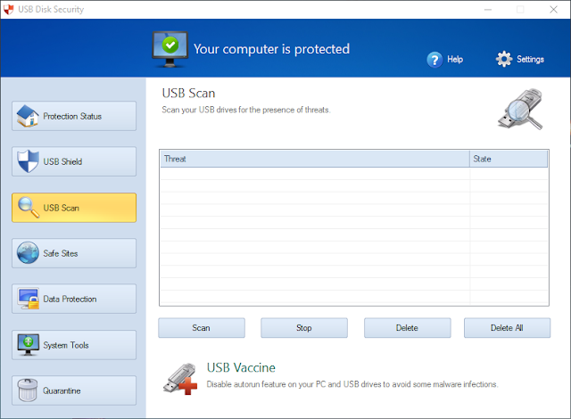 تحميل برنامج حمايه الفلاشة من الفيروسات Download USB Disk Security 2020 - موقع حملها