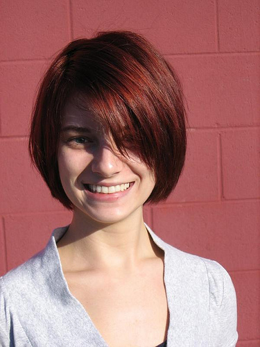 Black Hair Layered Bob. Choppy Layered Bob