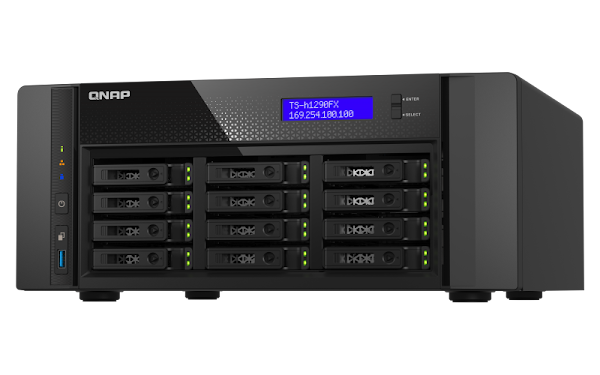 QNAP lança o NAS torre all-flash U.2 NVMe/SATA TS-h1290FX