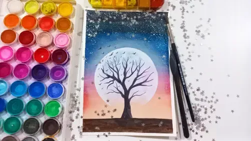 Blending Watercolors in Coloring Books