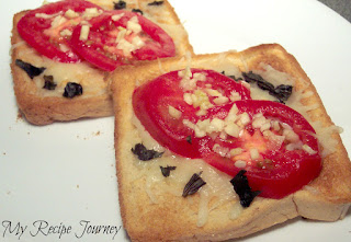 Tomato Mozzarella Toast