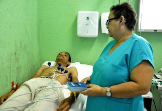 Telemedicina em E.C.G. - Foto Carlos Costa