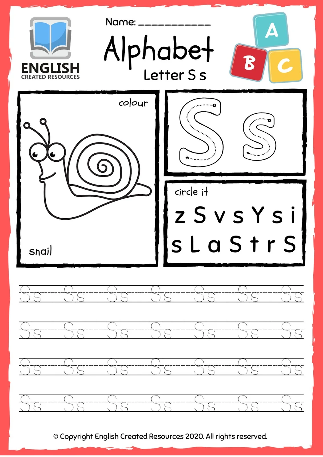 alphabet workbookملزمة تعلم الانجليزية للاطفال pdf  برابط مباشر