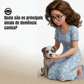 Quais são os principais sinais de demência canina?