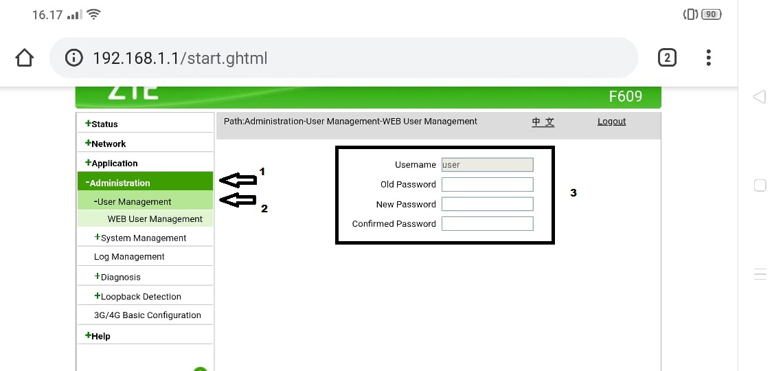 Username Dan Password Standart Wifi Zte : SG :: ZTE MF90C1 ...