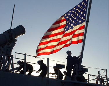 flag us military ship