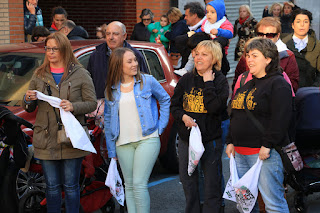 Inicio de las fiestas de Lutxana