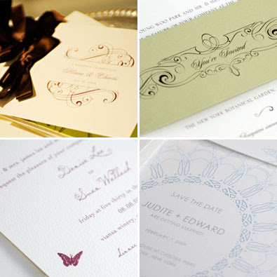 Our favorite design elements for 2010 Invitations