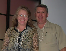 My NTCC Org Experience:  Debbie and Matt Reed were given Puka Shell necklaces which and posed for a pic.  When NTCC used this pic in their rag, The Trumpet, NTCC edited the pic, removing the necklaces.  LAME.
