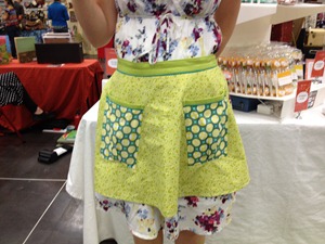 waist apron handmade by Gingko Designs