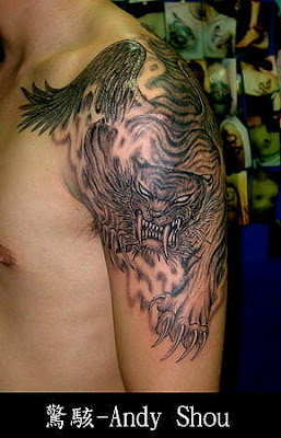 flying tiger tattoo ink