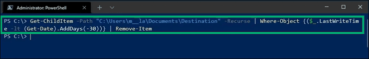 1-powershell-delete-lastwritetime-items