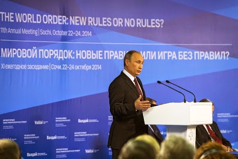 Putin Serukan Pembentukan Tatanan Dunia Baru