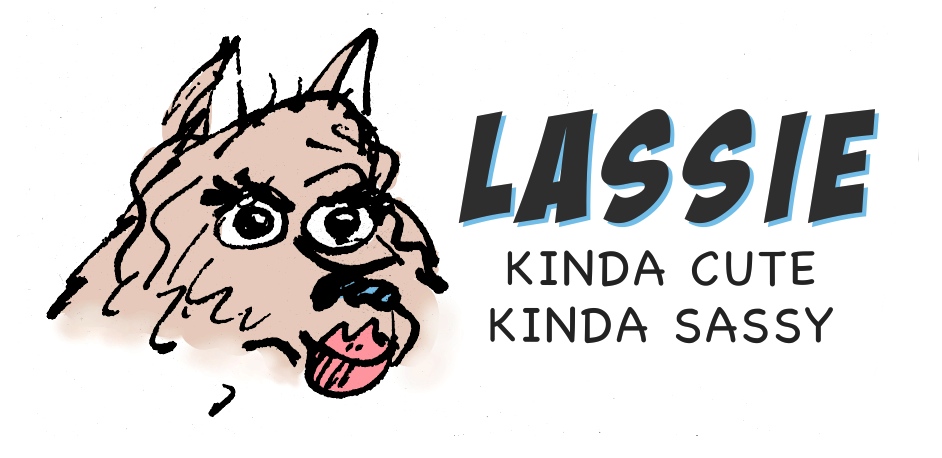 LASSIE dog cartoon Clutch Needy