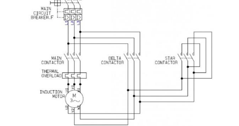 Wiring Diagram Star Delta Motor 3 Phase Pada Industri  