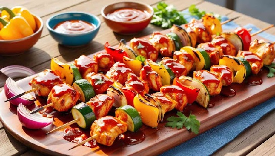 Barbeque Chicken Skewers Recipe