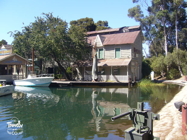 Visita a los Universal Studios en California escenario pelicula Tiburon