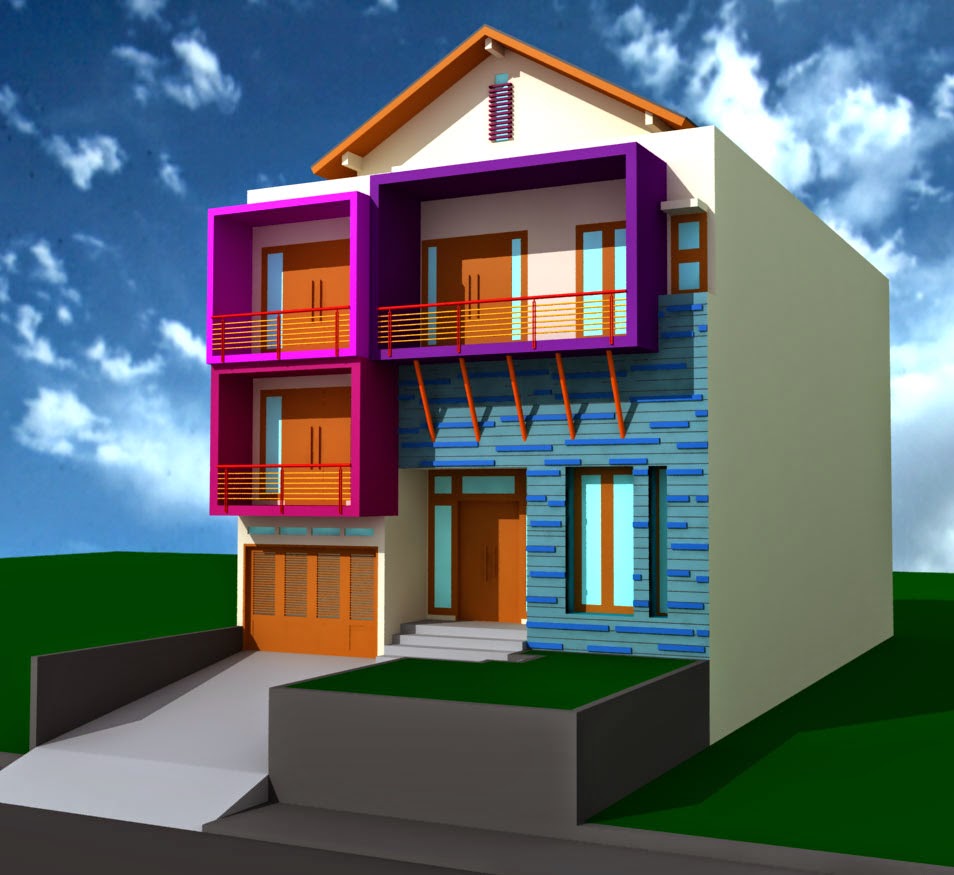Gak Lihat Rugi Desain  Rumah Minimalis Modern 2 Lantai  