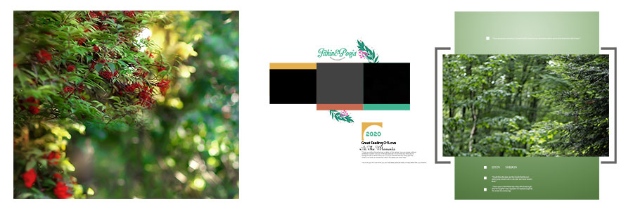 Modern Pre-Wedding Album 12x36 PSD Backgrounds