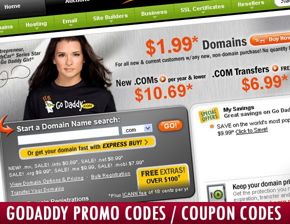 godaddy promo codes