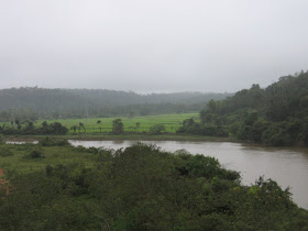 Flowing river in Malnad