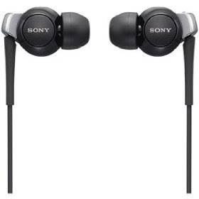 Sony MDR-EX300/BLK Vertical In-the-Ear Style EX Style Headphones (Black)