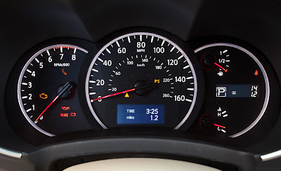 2011 Nissan Quest Instrument Cluster View