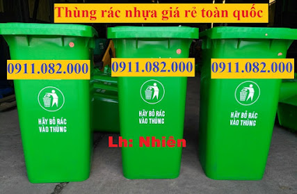 Giá rẻ thùng rác tại trà vinh, cung cấp thùng rác 120l 240l 660l giá thấp-lh 0911082000