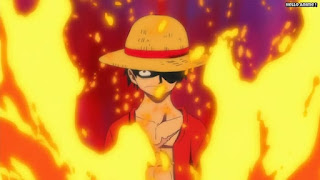 ワンピースアニメ 魚人島編 529話 ルフィ かっこいい Monkey D. Luffy | ONE PIECE Episode 529