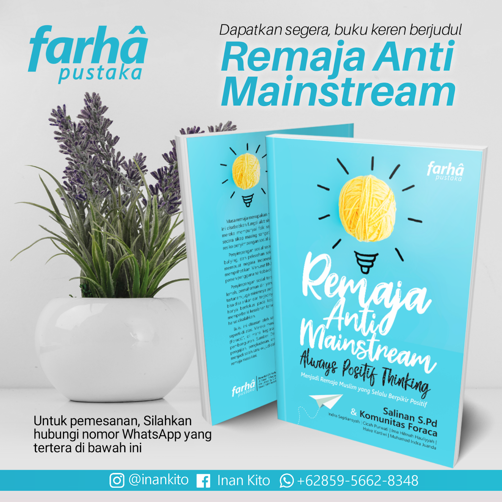 Buku Remaja Anti Mainstream Always Positif Thinking