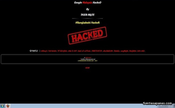 Google Malaysia Hacked