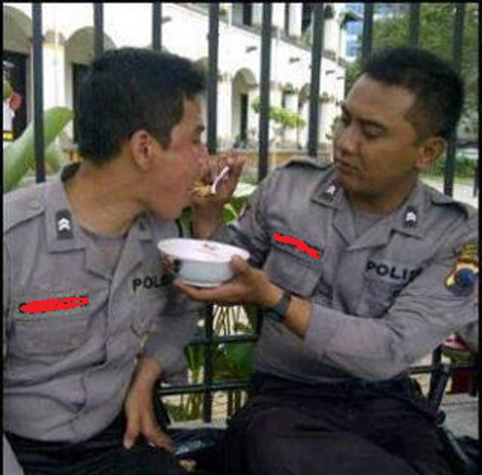 Kumpulan Foto Lucu Polisi Indonesia