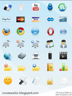 تحميل مجموعة من ايقونات المواقع مجانا Download  Free Icons