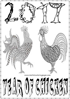 chinese new year zodiac animals coloring pages