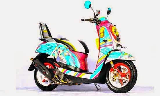 Kumpulan Foto Modifikasi  Honda Scoopy  FI  Terbaru 