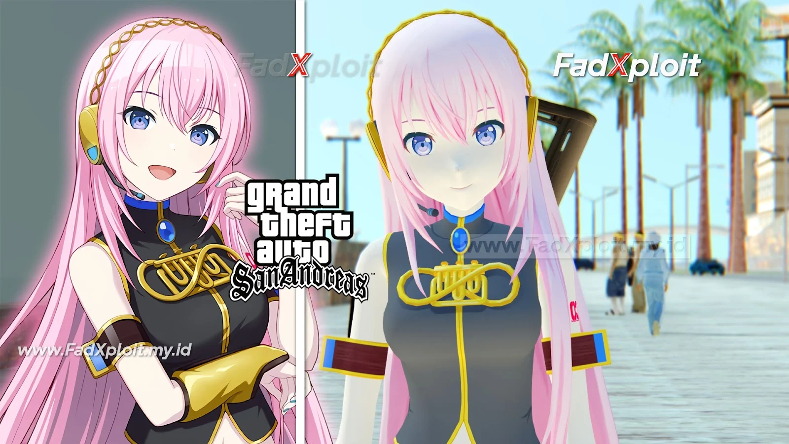 FadXploit Hatsune Miku 25-ji Project SEKAI GTA SA