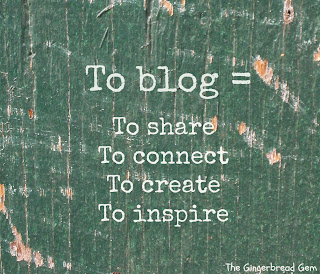 To Blog= To share  To connect To create To isnirre