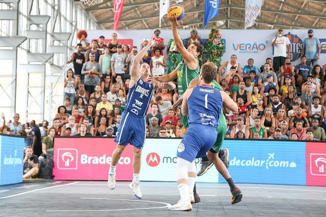 BRASIL LUTA MUITO, MAS PERDE DESAFIO GIGANTES DO 3X3 PARA OS EUA