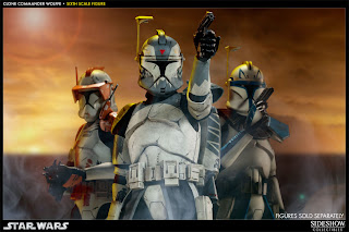 Sideshow Collectibles 1/6 Scale Star Wars Clone Wars Commander Wolffe Figure