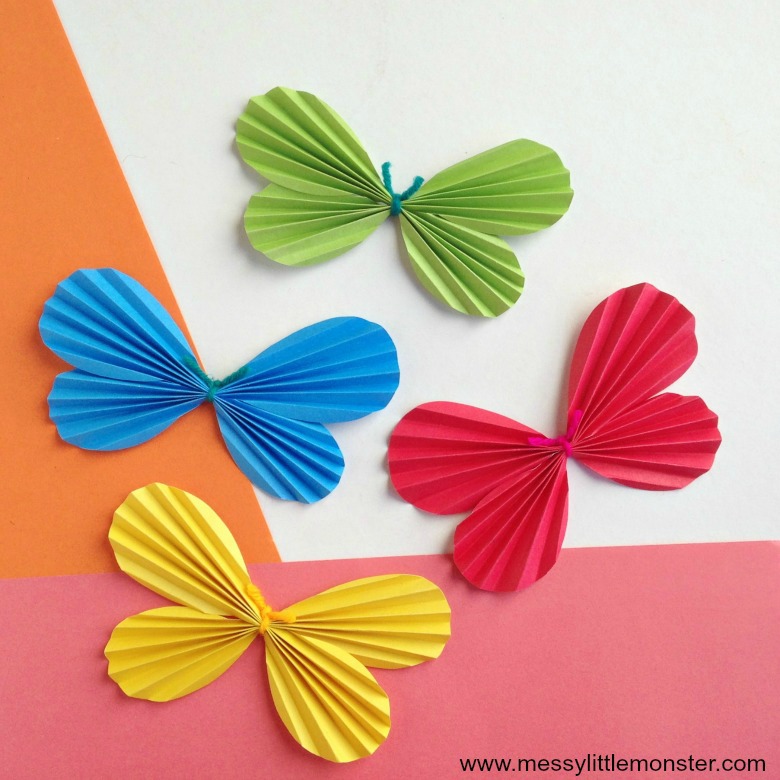 Butterfly paper craft for kids
