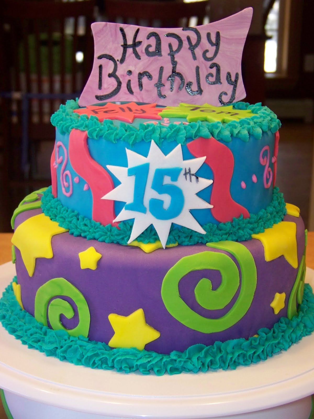 Nina's Cake Design: Happy 15 th Birthday!