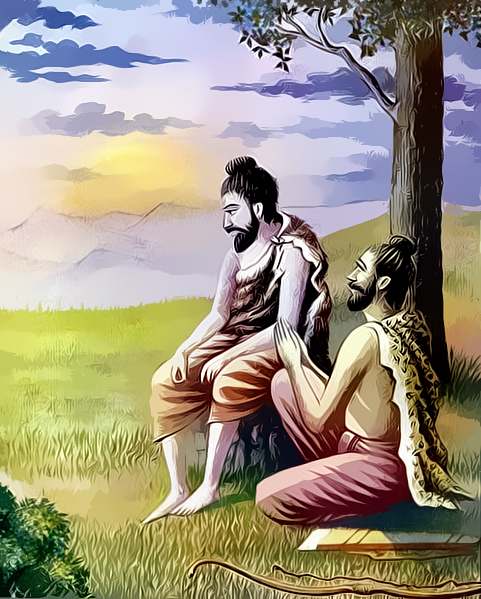 Lakshmana consoling Rama