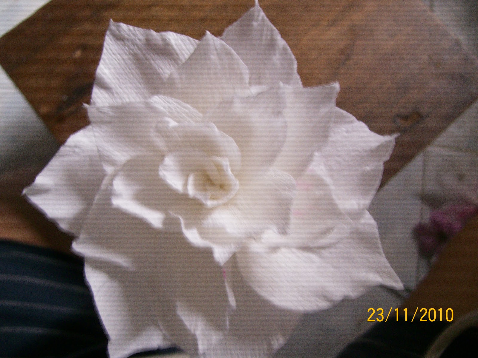 made this flower using duplex paper. I wanted it to resemble a ...