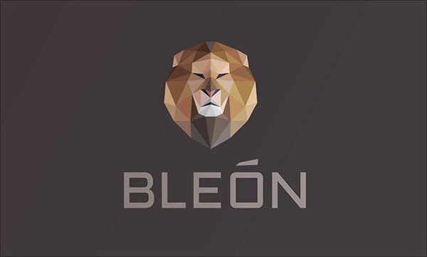 Kumpulan Desain Logo Low Poly - Bleon Low Polygon Logo